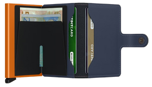 Secrid Mini-Wallet Matte Nightblue Orange