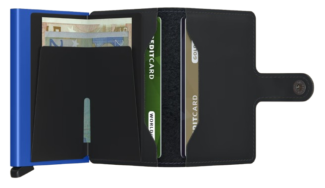 Secrid Mini-Wallet Matte Black Blue