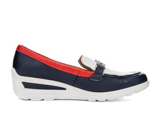 Load image into Gallery viewer, Ara 12-50638-02 Navy/White/Red