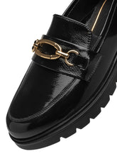 Load image into Gallery viewer, Ara Navy Blue Patent Leather Loafer 12-11219-14