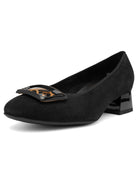 Ara Black Block Heel H Fit Pumps 12-20423-11