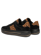 Load image into Gallery viewer, Ara Canberra Wide Fit Black Trainers 12-23004-01
