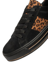 Load image into Gallery viewer, Ara Canberra Wide Fit Black Trainers 12-23004-01