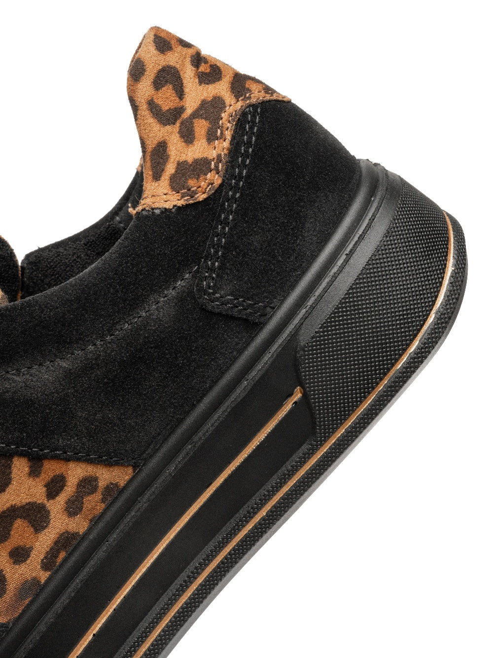Ara Canberra Wide Fit Black Trainers 12-23004-01
