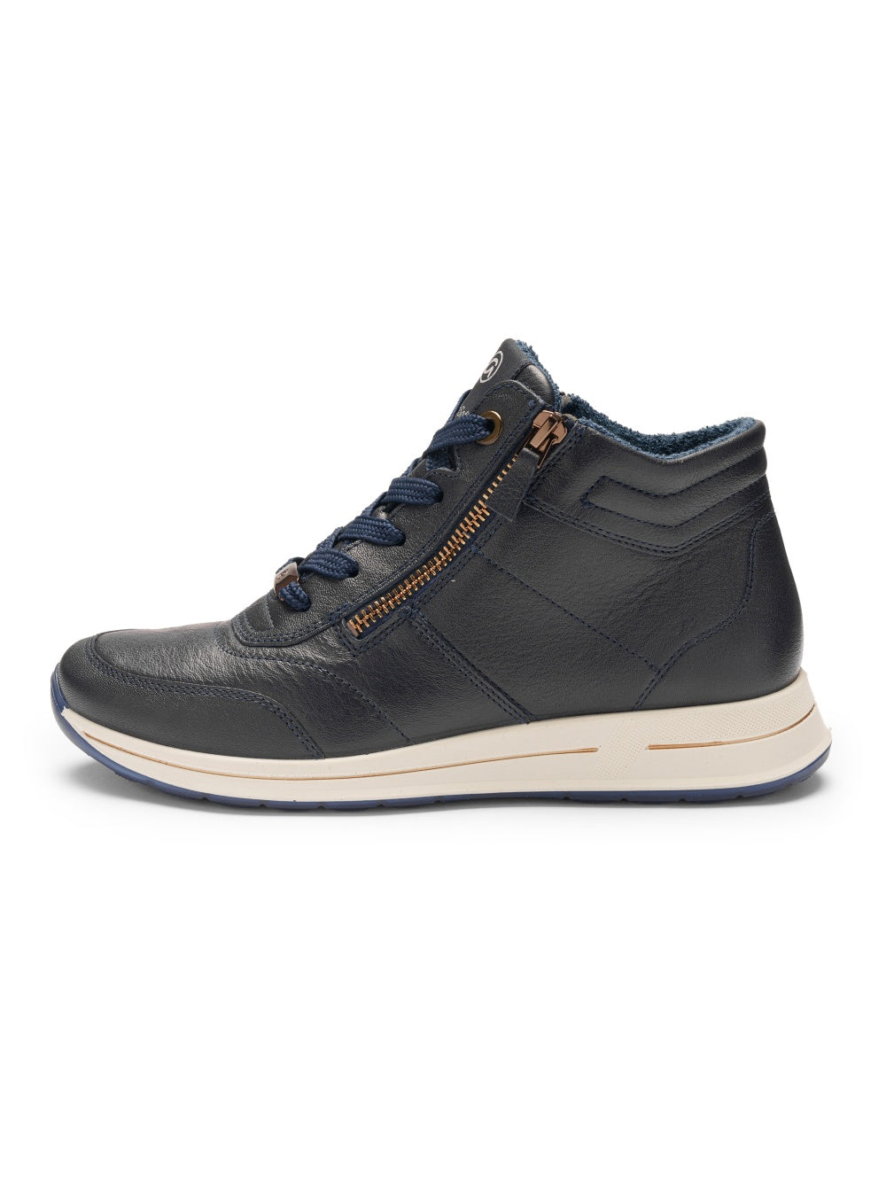 Ara Osaka High Top Navy Boots 12-24808-17