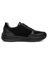 Load image into Gallery viewer, Ara New York Wide Trainers in Black with Leopard 12-25112-10