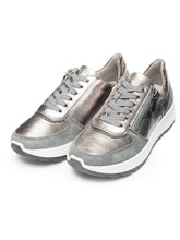 Load image into Gallery viewer, Ara New York Wide Trainers Grey 12-25112-11