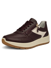 Load image into Gallery viewer, Ara New York Wide Trainers Burgundy 12-25112-18