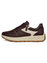 Load image into Gallery viewer, Ara New York Wide Trainers Burgundy 12-25112-18