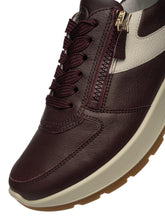 Load image into Gallery viewer, Ara New York Wide Trainers Burgundy 12-25112-18