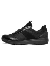 Load image into Gallery viewer, Ara | Osaka Wide H Fit Lace &amp; Zip Trainer in Black | 12-25532-10