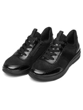 Load image into Gallery viewer, Ara Osaka Black Trainer 12-25532-10
