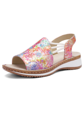 Ara Low Wedge Floral Sandals 29005 23