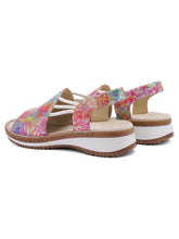 Load image into Gallery viewer, Ara Low Wedge Floral Sandals 29005 23
