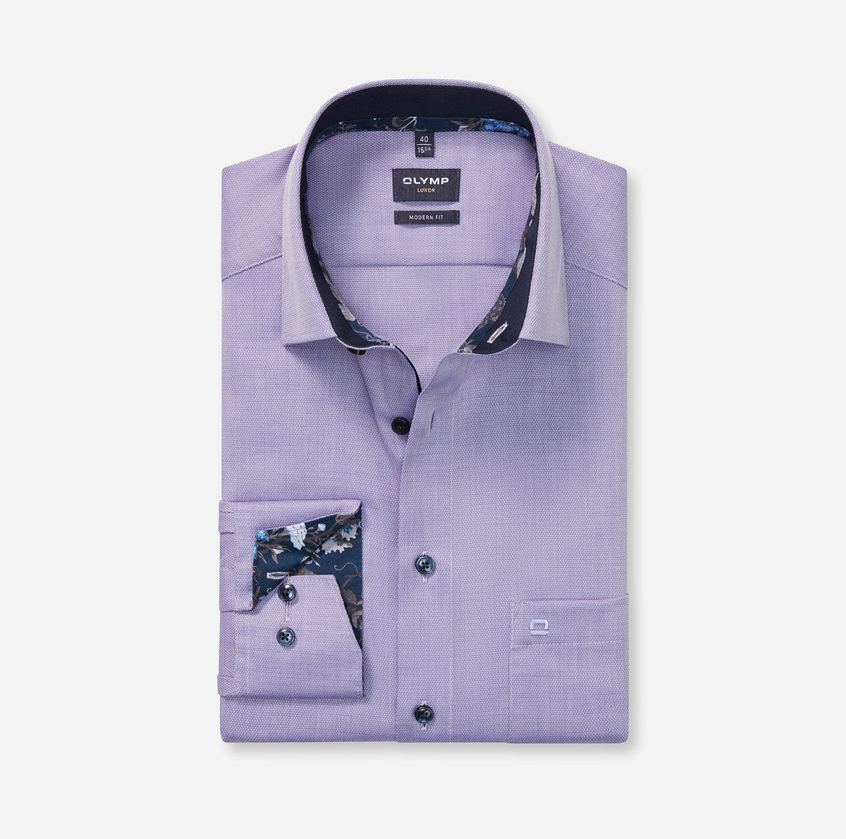 Olymp Lilac Shirt 1240 84 83