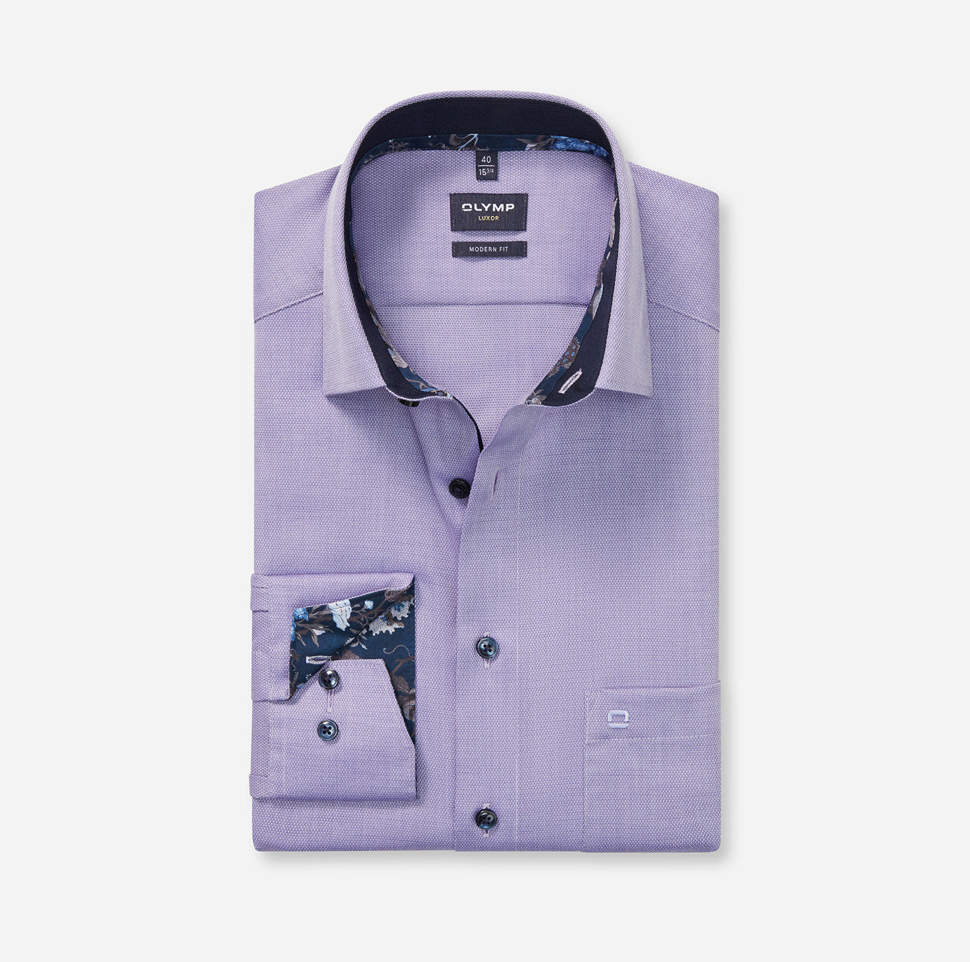 Olymp Lilac Shirt 1240 84 83