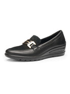 Ara H Fit Black Slip On Shoe 12-50609-01