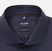 Load image into Gallery viewer, Olymp | Modern Regular Fit Fine Cotton Shirt in Navy Marine | 1294 84 14