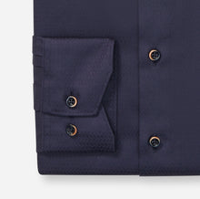 Load image into Gallery viewer, Olymp | Modern Regular Fit Fine Cotton Shirt in Navy Marine | 1294 84 14