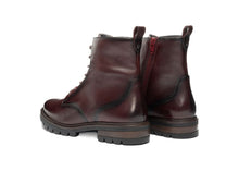 Load image into Gallery viewer, Ara Burgundy Leather Ankle Boots 12-11260 19