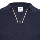 R2 Amsterdam Navy Long Sleeve Polo 134.polo-ls.001 10