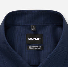 Load image into Gallery viewer, Olymp Comfort Fit Navy Shirt 1406 84 18