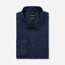 Load image into Gallery viewer, Olymp Comfort Fit Navy Shirt 1406 84 18