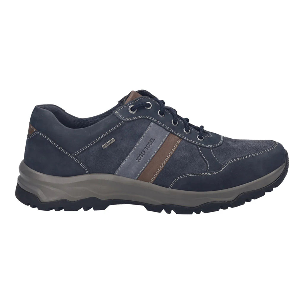 Josef Seibel Navy Indigo Waterproof Shoe Leroy 56