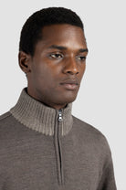 Paul Shark Zip Knit Falcon Brown 15311108