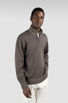 Paul Shark Zip Knit Falcon Brown 15311108