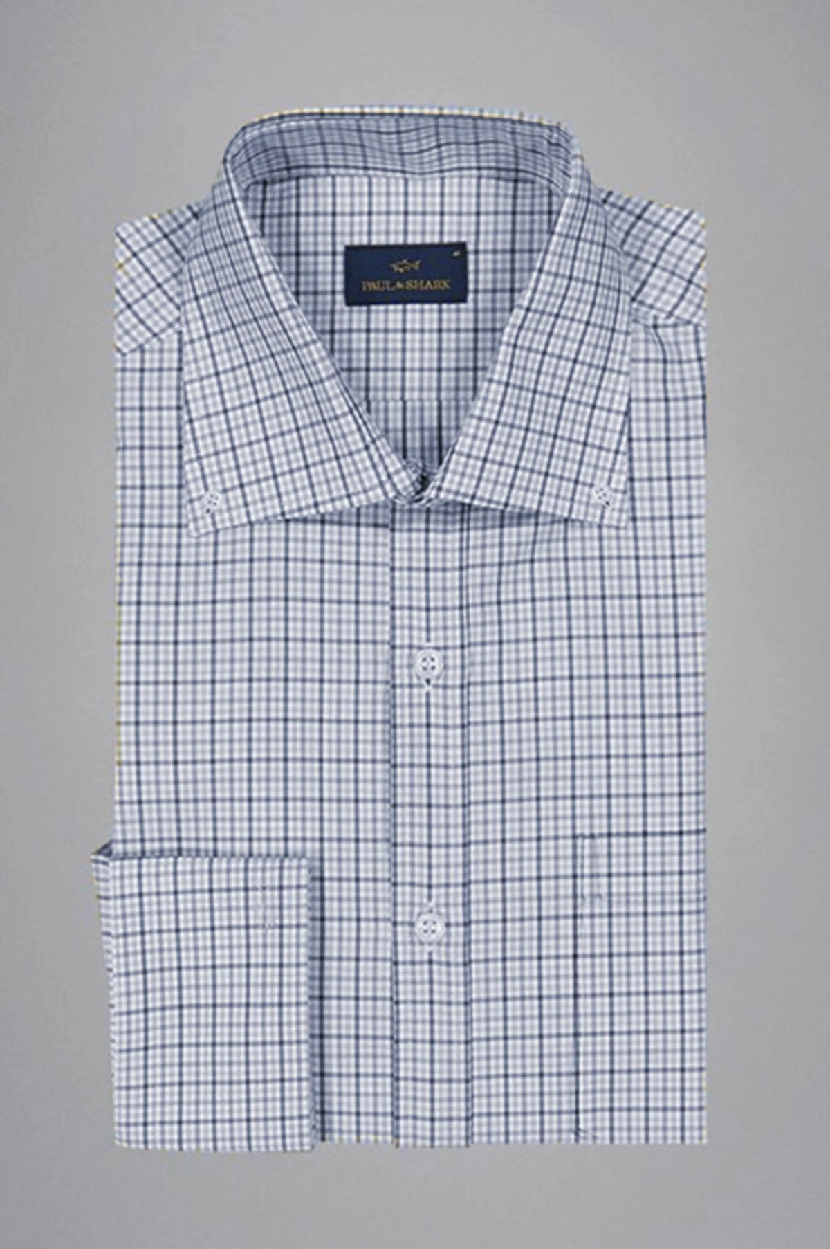 Paul&Shark Blue Check Shirt 15313039 S77