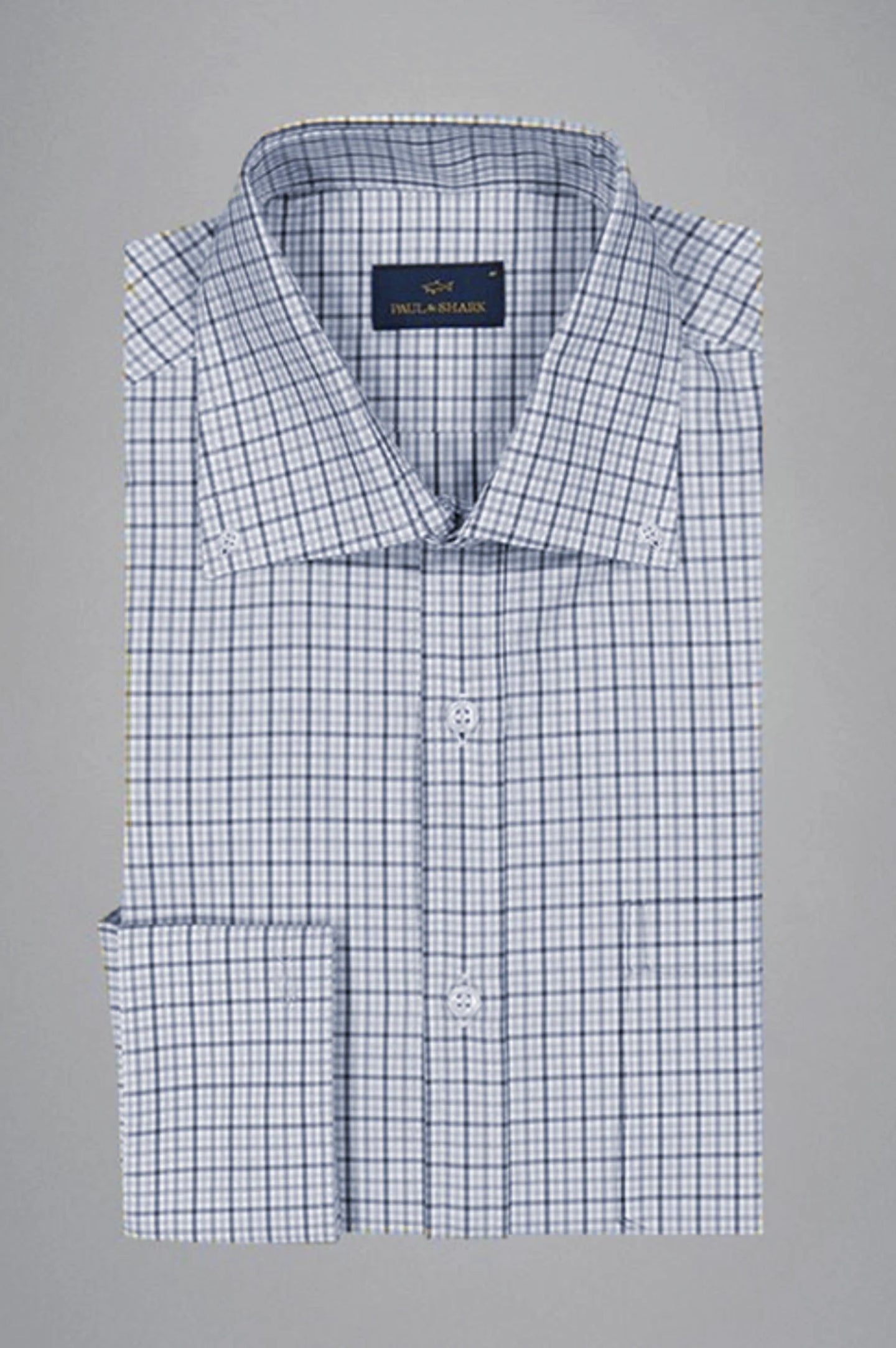 Paul&Shark Blue Check Shirt 15313039 S77
