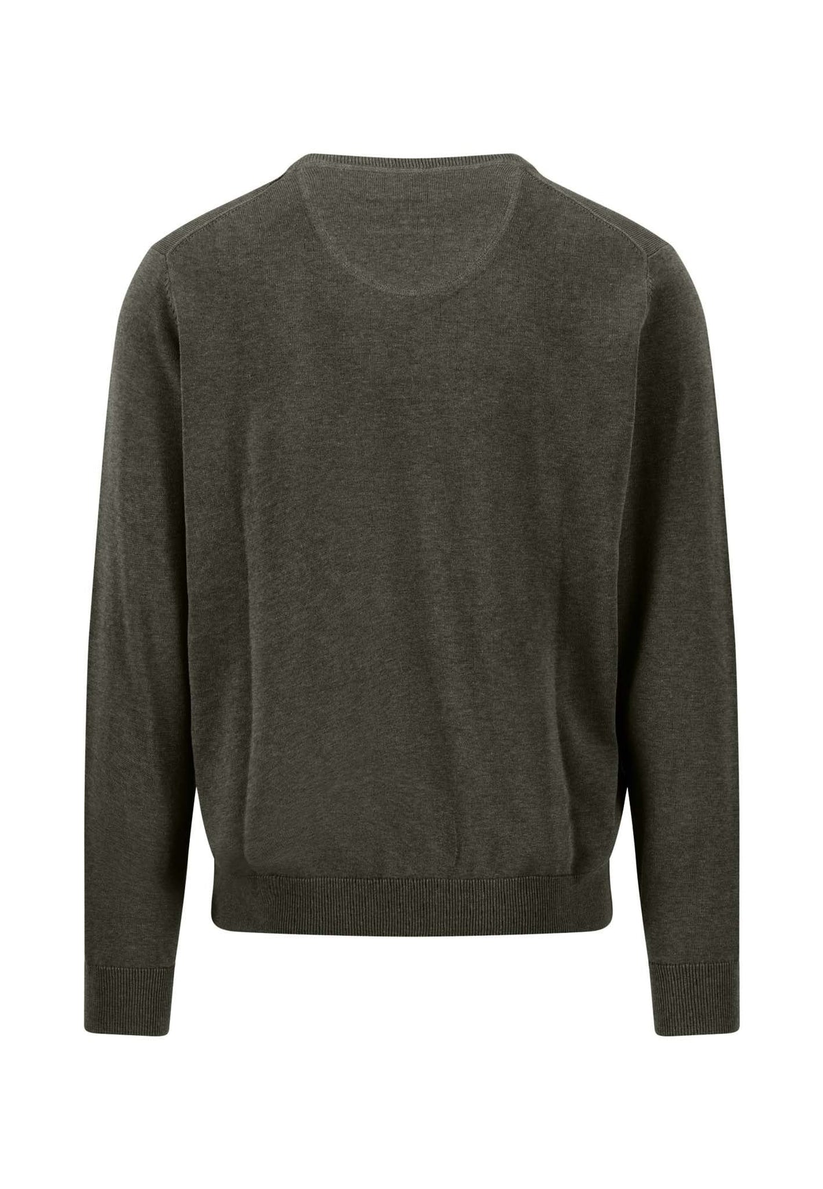Fynch Hatton Cypress Green V Neck Knit 1614 211 749