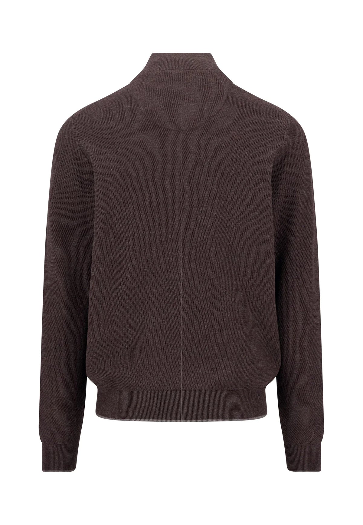 Fynch Hatton Brown Button Placket Jumper 1614 219 866