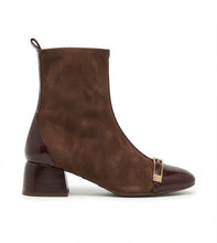 Load image into Gallery viewer, Hispanitas Brown Burgundy Ankle Boots BH1265016 Bordo