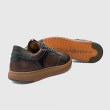 Load image into Gallery viewer, Ambitious Brown Leather Trainers 14095 7129am