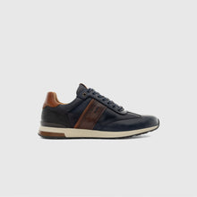 Load image into Gallery viewer, Ambitious Navy Leather Trainers 14050 6553am