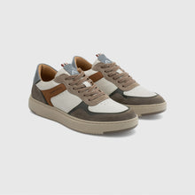 Load image into Gallery viewer, Ambitious White Brown Trainers 14095 1580am