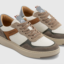 Load image into Gallery viewer, Ambitious White Brown Trainers 14095 1580am