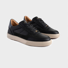 Load image into Gallery viewer, Ambitious Navy Leather Trainers 14060 7331am Anopolis