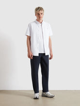 Load image into Gallery viewer, Farah White Brewer Short Sleeve Shirt F4WSB061 104