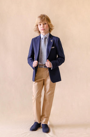 One Varones Navy Blazer 10-04053s 78