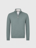 Gran Sasso Green Zip Knit 23125 19621 477