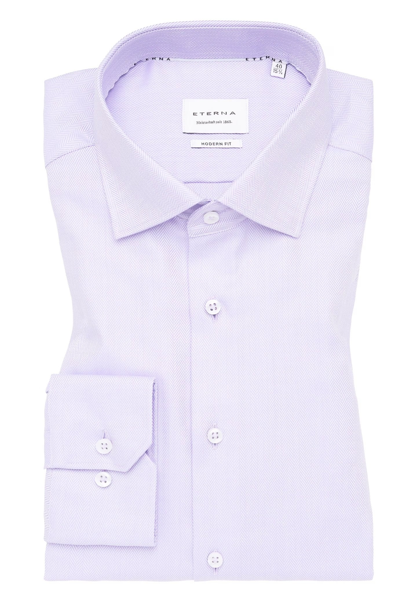 Eterna | Modern Fit Non Iron Cotton Shirt in Pink Raspberry | 1179 x18k 90