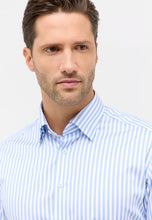 Load image into Gallery viewer, Eterna Light Blue Striped Shirt 1056 x11u 11