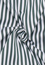 Load image into Gallery viewer, Eterna Green Striped Shirt 1056 x11u 49