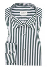 Load image into Gallery viewer, Eterna Green Striped Shirt 1056 x11u 49