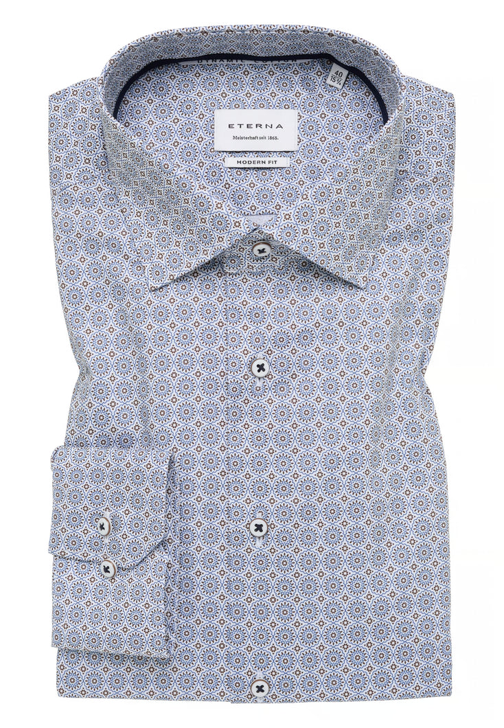 Eterna Printed Shirt 1067 x18k 23