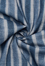 Load image into Gallery viewer, Eterna Striped Blue Shirt 1159 xs87 18