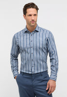 Eterna Striped Blue Shirt 1159 xs87 18